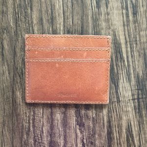 Madewell the leather card case
